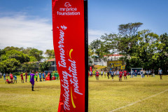 DURBAN, KWAZULU-NATAL, SOUTH AFRICA - NOVEMBER 18: Mr Price Foundation Cup taking place at Crusaders on November 18, 2023 at Durban, KwaZulu-Natal, South Africa. (Photo by Nicolette Tostee)