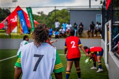 DURBAN, KWAZULU-NATAL, SOUTH AFRICA - NOVEMBER 18: Mr Price Foundation Cup taking place at Crusaders on November 18, 2023 at Durban, KwaZulu-Natal, South Africa. (Photo by Nicolette Tostee)