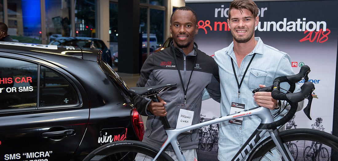 The 2018 edition of the annual Ride for MRP Foundation was launched on Thursday, September 20, at CMH Nissan Durban, with a brand new Nissan Micra up for grabs, and an ambitious target to exceed R1 million