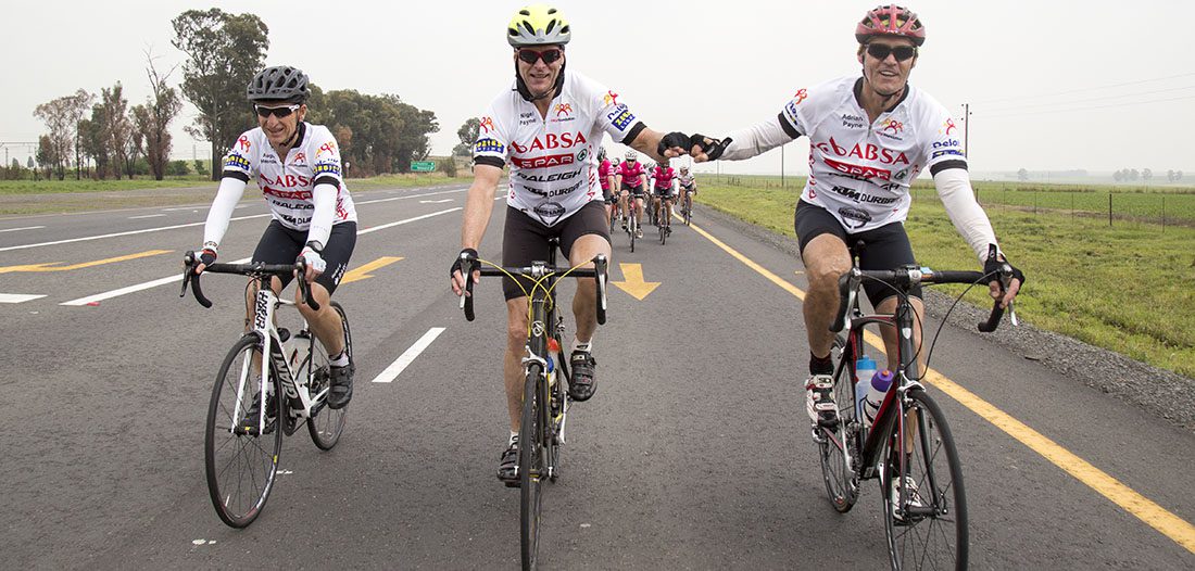 Businessman and Sandton resident Nigel Payne pledges support for the Ride for MRP Foundation in 2017