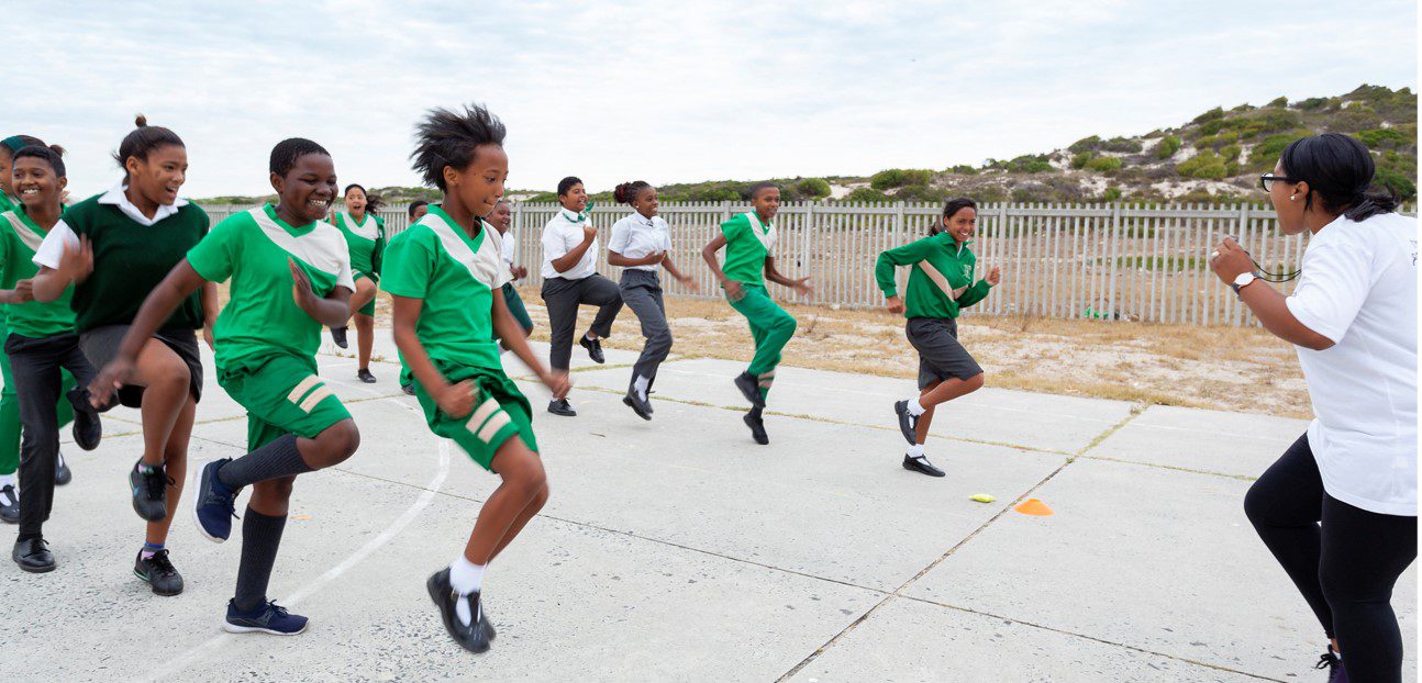 EduRise learners skipping