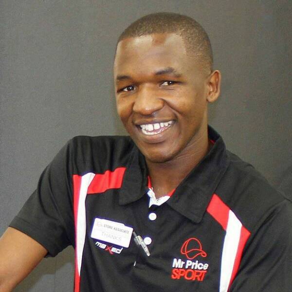 Thankslord Siyabonga Dlamini is a passionate individual who was plucked from unemployment, upskilled through the MRP Foundation JumpStart programme and landed a job at MRP SPORT.