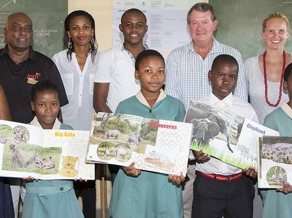 Popular author, John Gatherer, shares his love for wildlife with MRP Foundation School, St Christophers Primary School in Kwadukuza, KwaZulu-Natal.