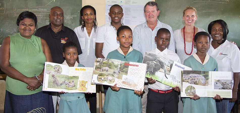 Popular author, John Gatherer, shares his love for wildlife with MRP Foundation School, St Christopher's Primary School in Kwadukuza, KwaZulu-Natal.